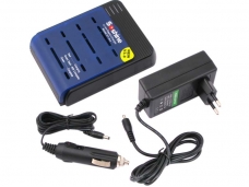 Soshine S1-mix-v3 Li-ion Battery Charger -Wall / Car Adapter included